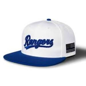 Texas Rangers Baseball Back The Blue Baseball Cap Blue First Responders  Night